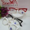 Designer Cat Eye Semi-Rimless Anti-Blue Light Glasses