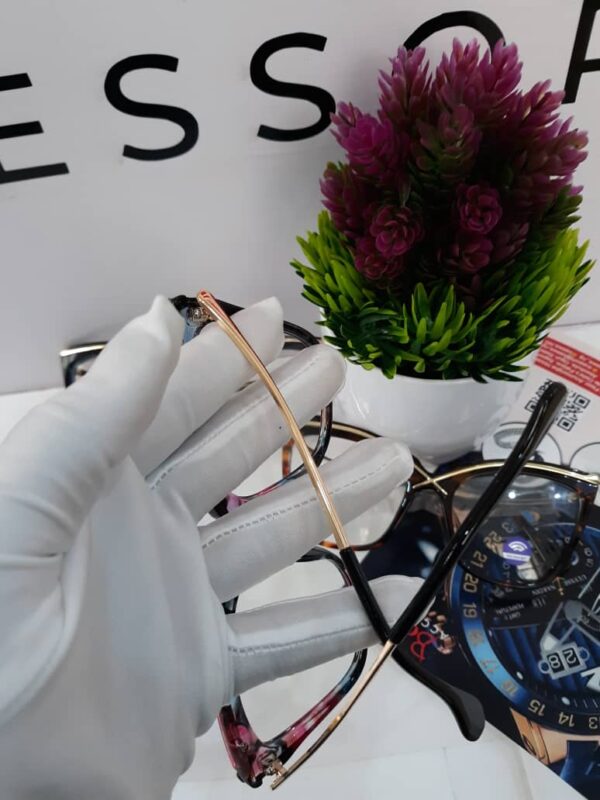 Guess Women's Cat-Eye Eyeglasses - Black  Gold Accent