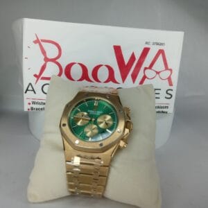 Audemars Piguet Royal Oak Automatic Chronograph Gold Green Dial