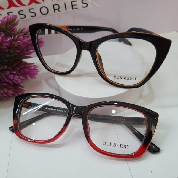 Burberry Women's Stylish Cat-Eye Thick Frame Eyeglasses