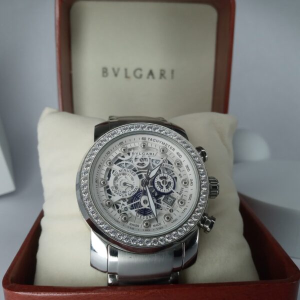 Bulgari Diagono Subaqua Nomai Diamond Bezel Automatic Chronograph Watch