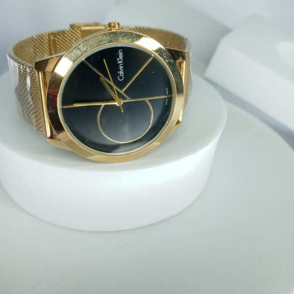 Calvin Klein Men's Two-Tone Gold  Silver Analog Watch