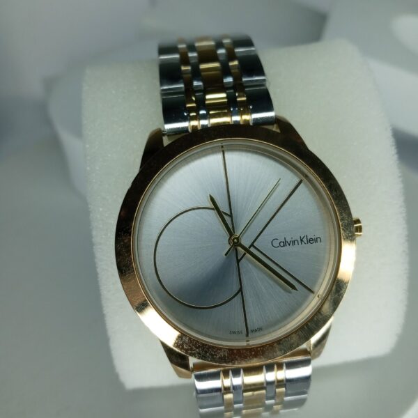 Calvin Klein Men's Two-Tone Gold  Silver Analog Watch