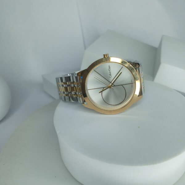 Calvin Klein Men's Two-Tone Gold  Silver Analog Watch