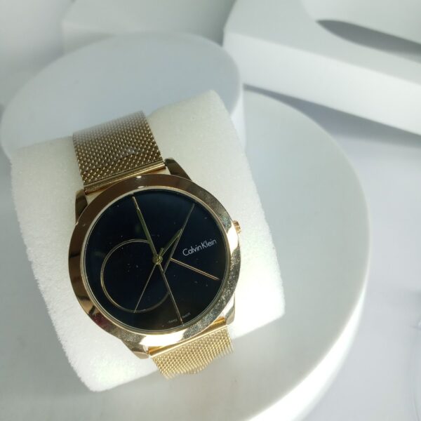 Calvin Klein Men's Two-Tone Gold  Silver Analog Watch