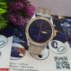 Calvin Klein Men's Mesh Band Blue Dial Date Analog Watch