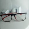 Carrera TR90 F794 Unisex Black  Red Rectangle Eyeglasses