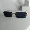 Cartier Panthère Gold Frameless Rectangle Sunglasses - Made in Italy