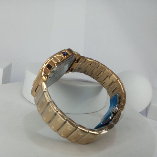 Cartier Santos Skeleton Gold-Plated Automatic Men's Luxury Watch