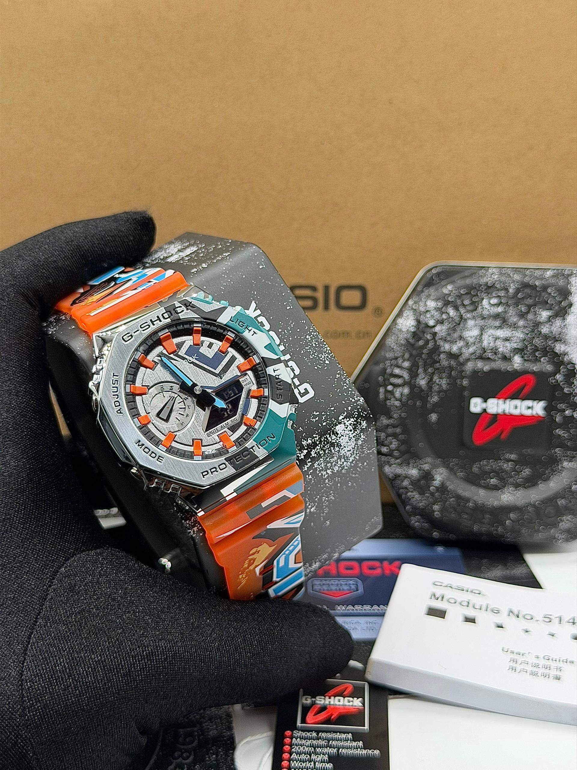 Casio G-Shock A2 Dial Men's Rubber Watch