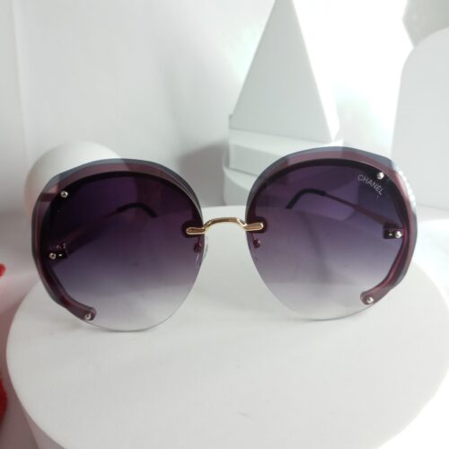 Chanel Oversized Round Gradient Women's Sunglasses