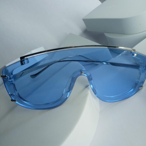 Chanel CH56 Blue Shield Designer Sunglasses for Women