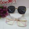 Chanel Squared Thin Frame Eyeglasses  Sunglasses Duo