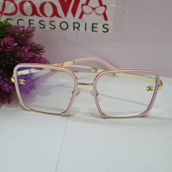 Chanel Squared Thin Frame Eyeglasses  Sunglasses Duo