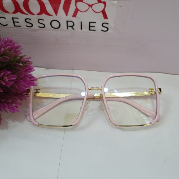 Chanel Squared Thin Frame Eyeglasses  Sunglasses Duo