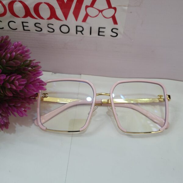 Chanel Squared Thin Frame Eyeglasses  Sunglasses Duo