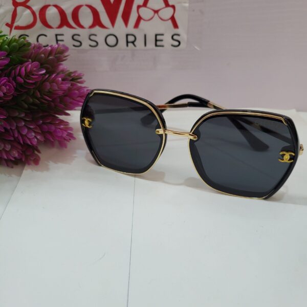 Chanel Squared Thin Frame Eyeglasses  Sunglasses Duo