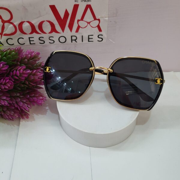 Chanel Squared Thin Frame Eyeglasses  Sunglasses Duo