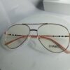 Chanel Unisex Rose Gold Thin Frame Oval Eyeglasses CH334