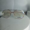 Chanel Unisex Rose Gold Thin Frame Oval Eyeglasses CH334