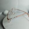 Chanel Unisex Rose Gold Thin Frame Oval Eyeglasses CH334