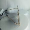 Dior Oversized Round Gold Frame Women's Sunglasses DR17