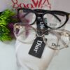 Dior Cat-Eye Full-Rim Fashion Eyeglasses - Black  Clear Frame Duo
