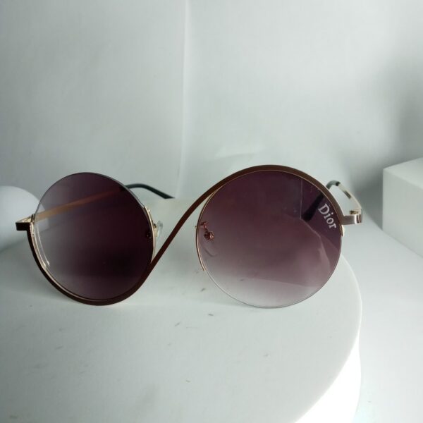 Dior DR333 S-Shaped Round Gradient Sunglasses