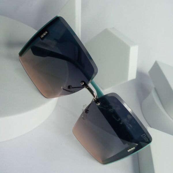 Dior Square Rimless Gradient Women's Sunglasses DR74