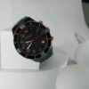 Emporio Armani Ceramica White  Rose Gold Chronograph Men's Watch