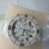 Emporio Armani Ceramica White  Rose Gold Chronograph Men's Watch