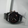 Emporio Armani Ceramica AR14109 Men's Black Chronograph Watch with Rose Gold Accents