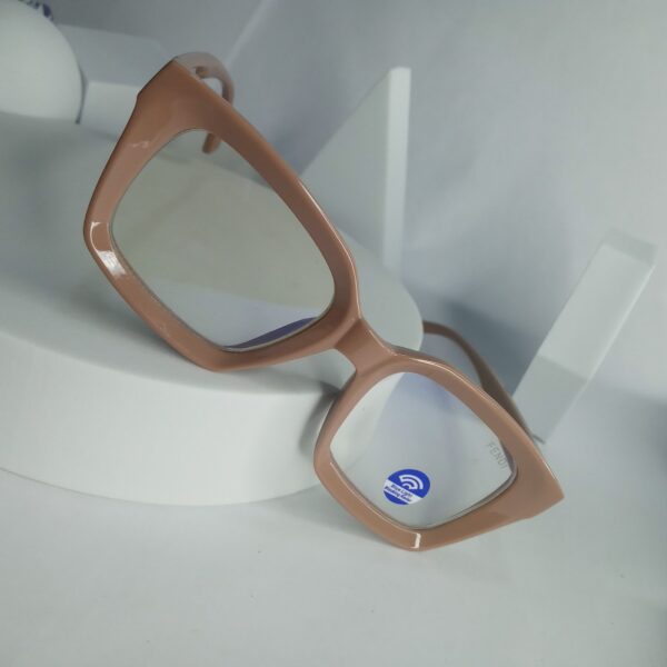 Fendi Women's Nude Cat-Eye Blue Light Blocking Glasses