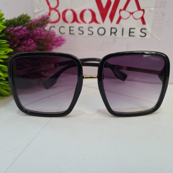 Fendi Octagon Black Frame Eyeglasses FE378