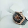 Franck Muller Yachting Rose Gold Dragon Iced Out Men's Tonneau Watch