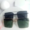 Gucci Men's Rectangle Black UV Protection Sunglasses
