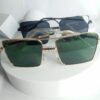 Gucci Men's Rectangle Black UV Protection Sunglasses