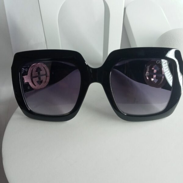 Gucci Women's Oversized Black Square Sunglasses