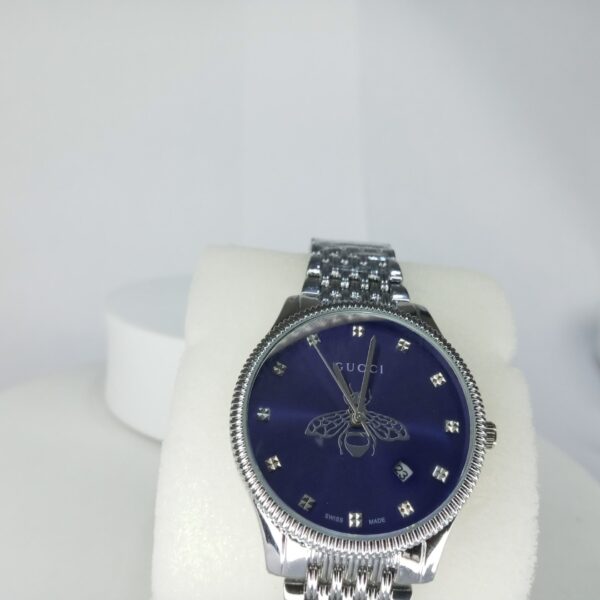 Gucci Gold-Tone Bee Motif Women's Quartz Chain Watch