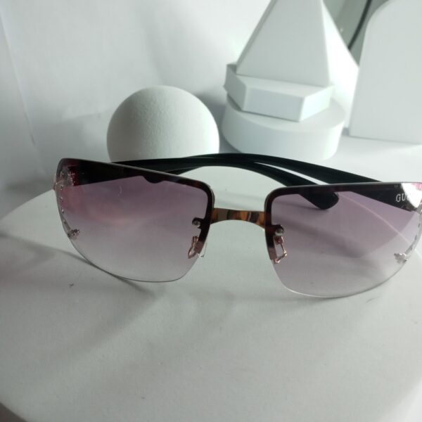 Gucci Rimless Gradient Embellished Sunglasses