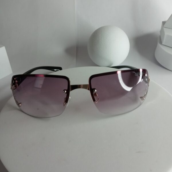 Gucci Rimless Gradient Embellished Sunglasses