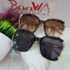 Gucci Oversized Square Chain Detail Sunglasses - Black  Brown