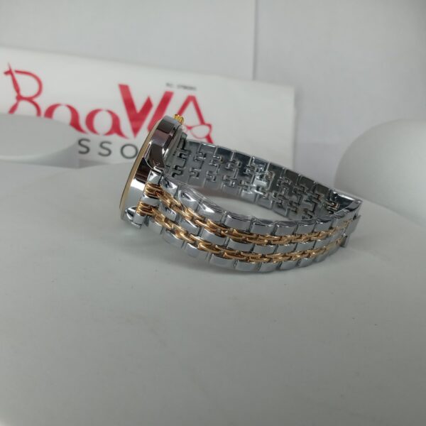 Guess Two-Tone Gold  Silver Women's Chain Watch with Holographic Dial