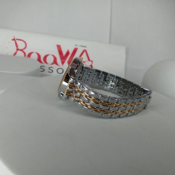 Guess Two-Tone Gold  Silver Women's Chain Watch with Holographic Dial