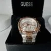 Gc Guess Collection Men's Rose Gold  Silver Chronograph Quartz Watch