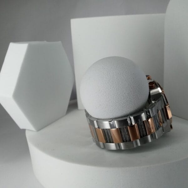 Gc Guess Collection Men's Rose Gold  Silver Chronograph Quartz Watch