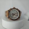 Guess Collection Men's Rose Gold-Tone Stainless Steel Chronograph Quartz Watch