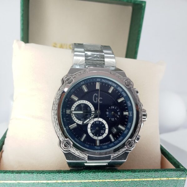 Guess Collection Men's Rose Gold-Tone Stainless Steel Chronograph Quartz Watch