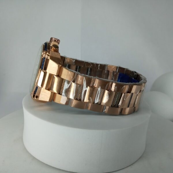 Guess Collection Men's Rose Gold-Tone Stainless Steel Chronograph Quartz Watch