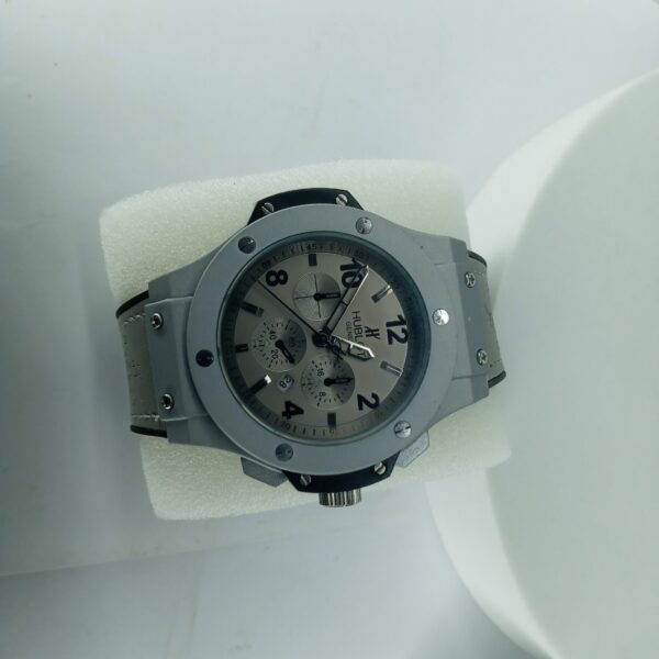 Hublot Big Bang Chronograph Men's Grey Rubber Strap Watch